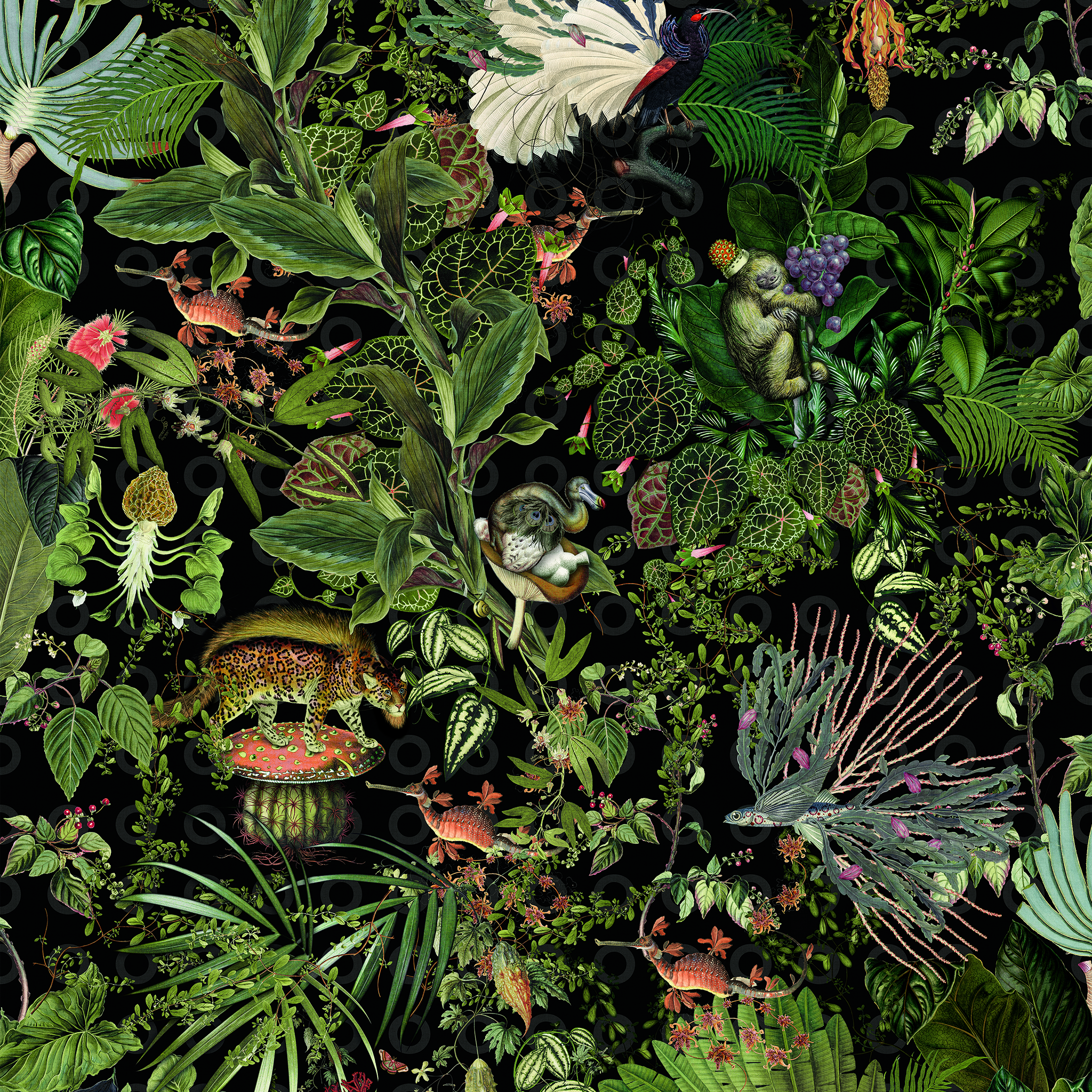 ARTE / Moooi Wallcovering / Menagerie of Extinct Anmals / MO2072