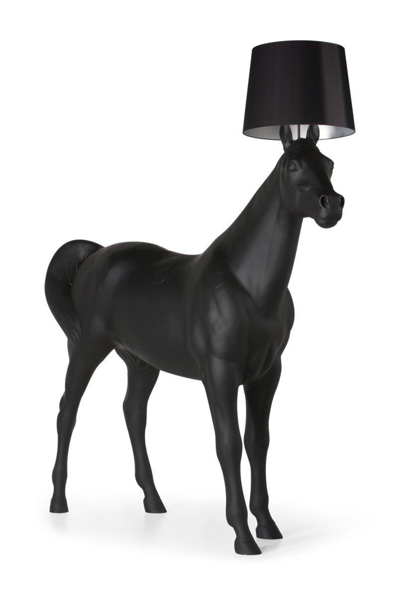 Permanent brugt billedtekst Horse Lamp