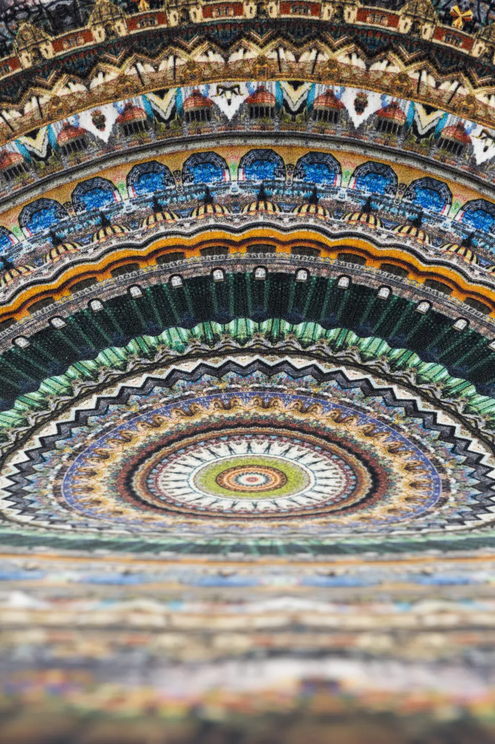 Carpet Urban Mandalas Mexico City detail 9