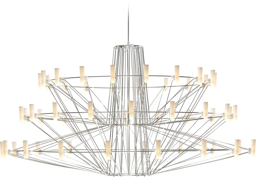Coppelia Suspended chrome on