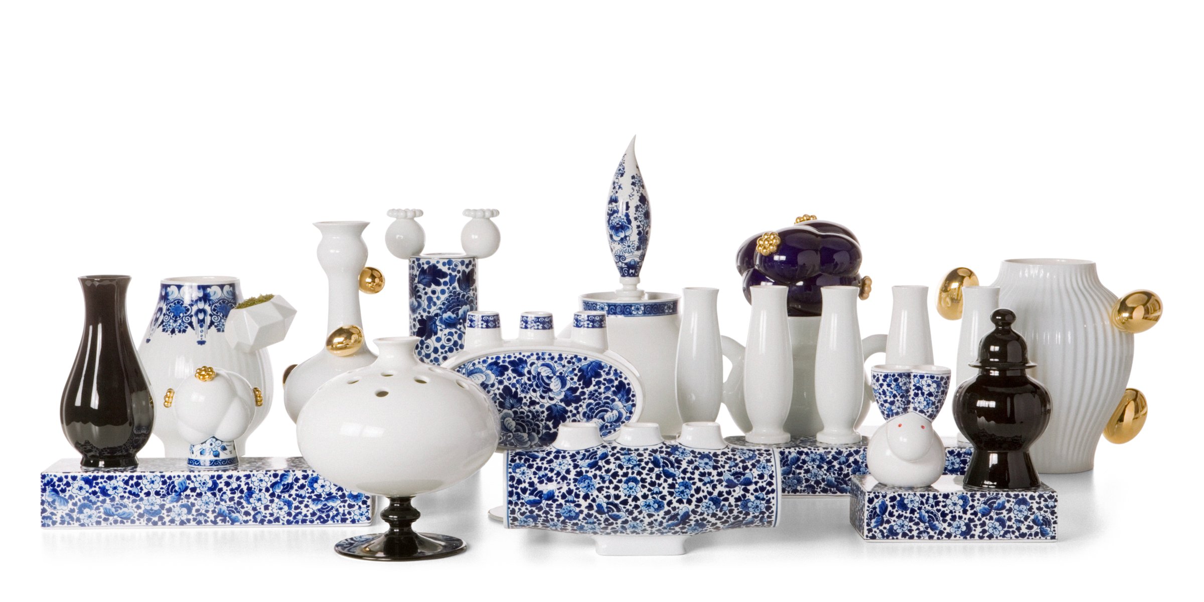 huiselijk tijdschrift Zo veel Delft Blue Vases