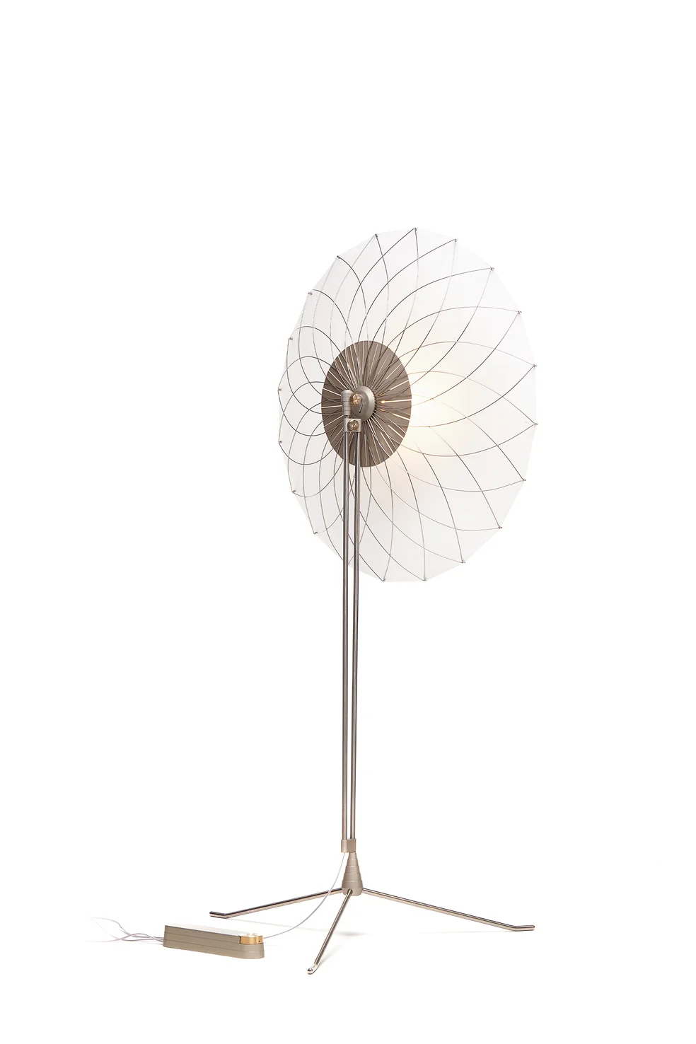 Filigree Floor Lamp light facing forward left back view