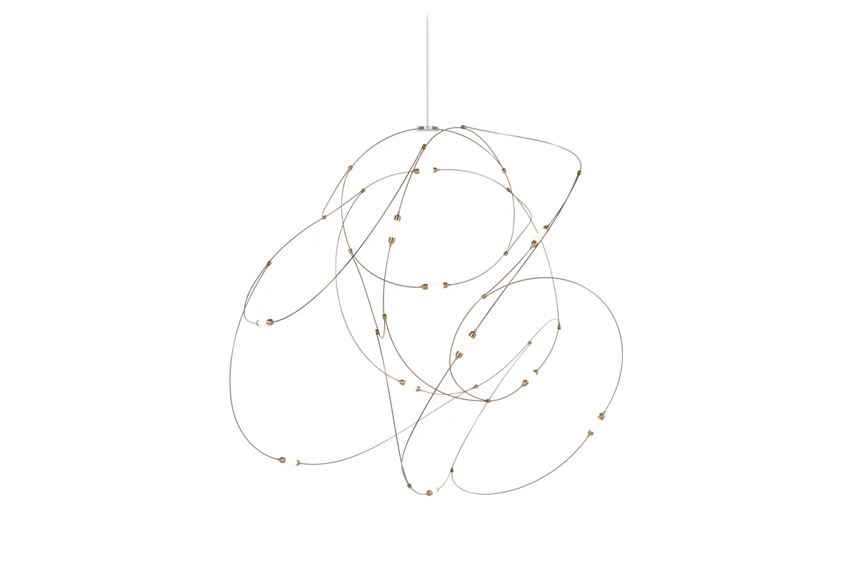Flock of Light suspension light 11 on front view