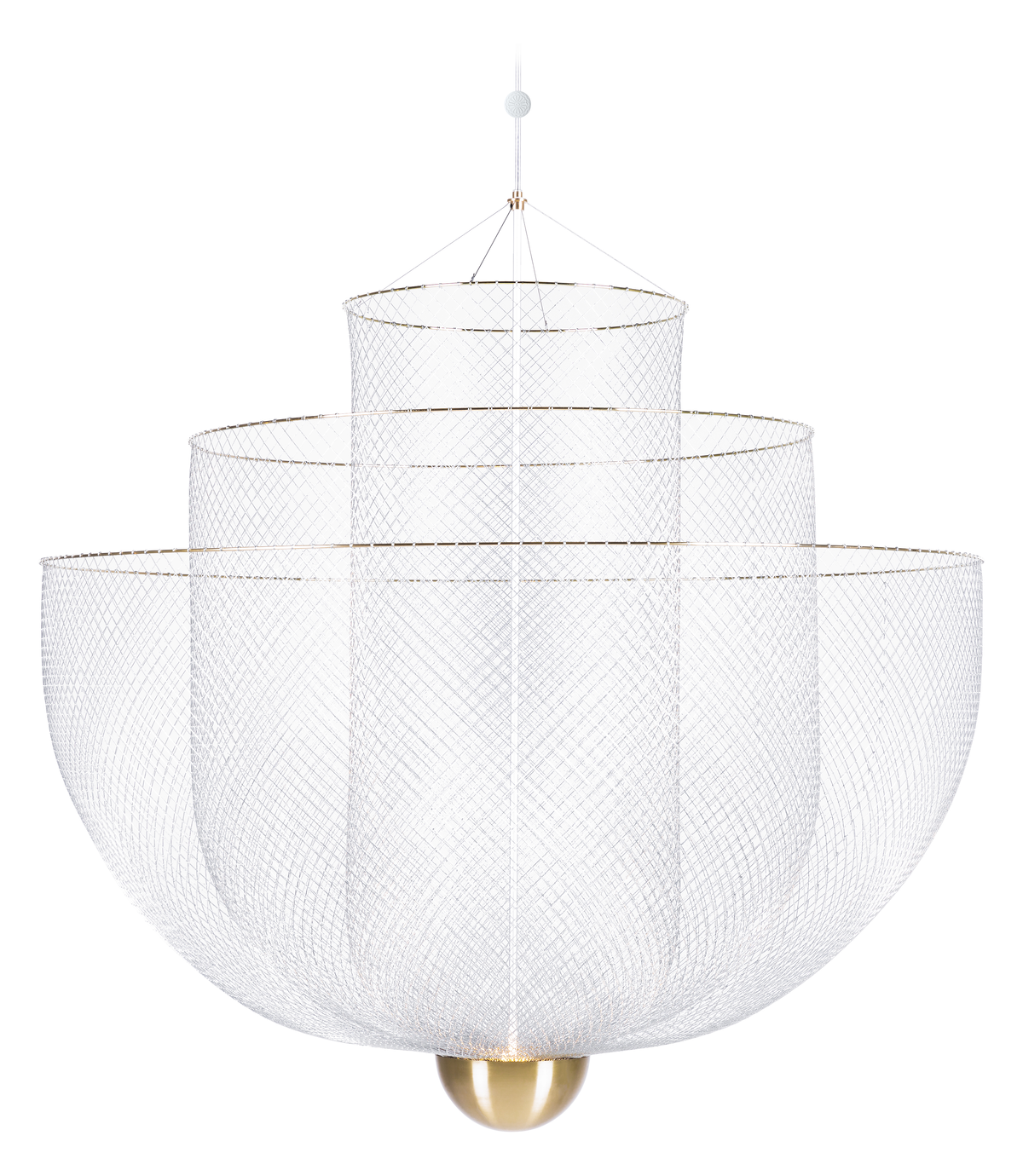 Meshmatics Chandelier suspension light large front view