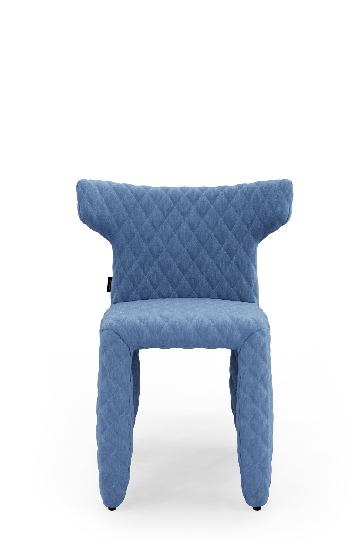 Monster Chair light denim front view