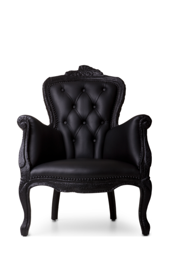 Smoke Armchair, Black Arm Chair