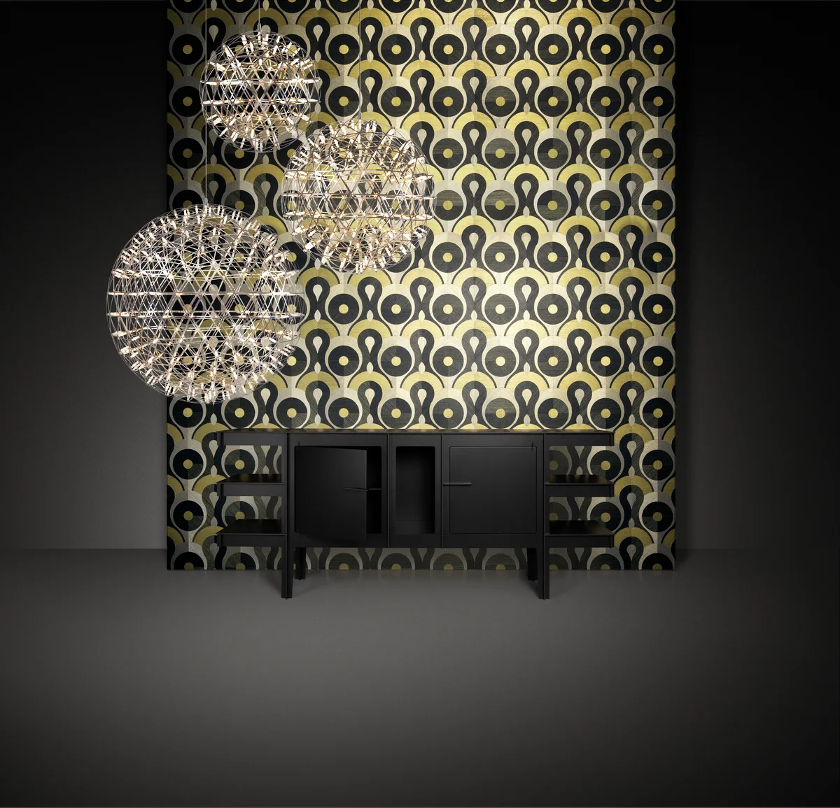 Queen Cobra Wallcovering front view