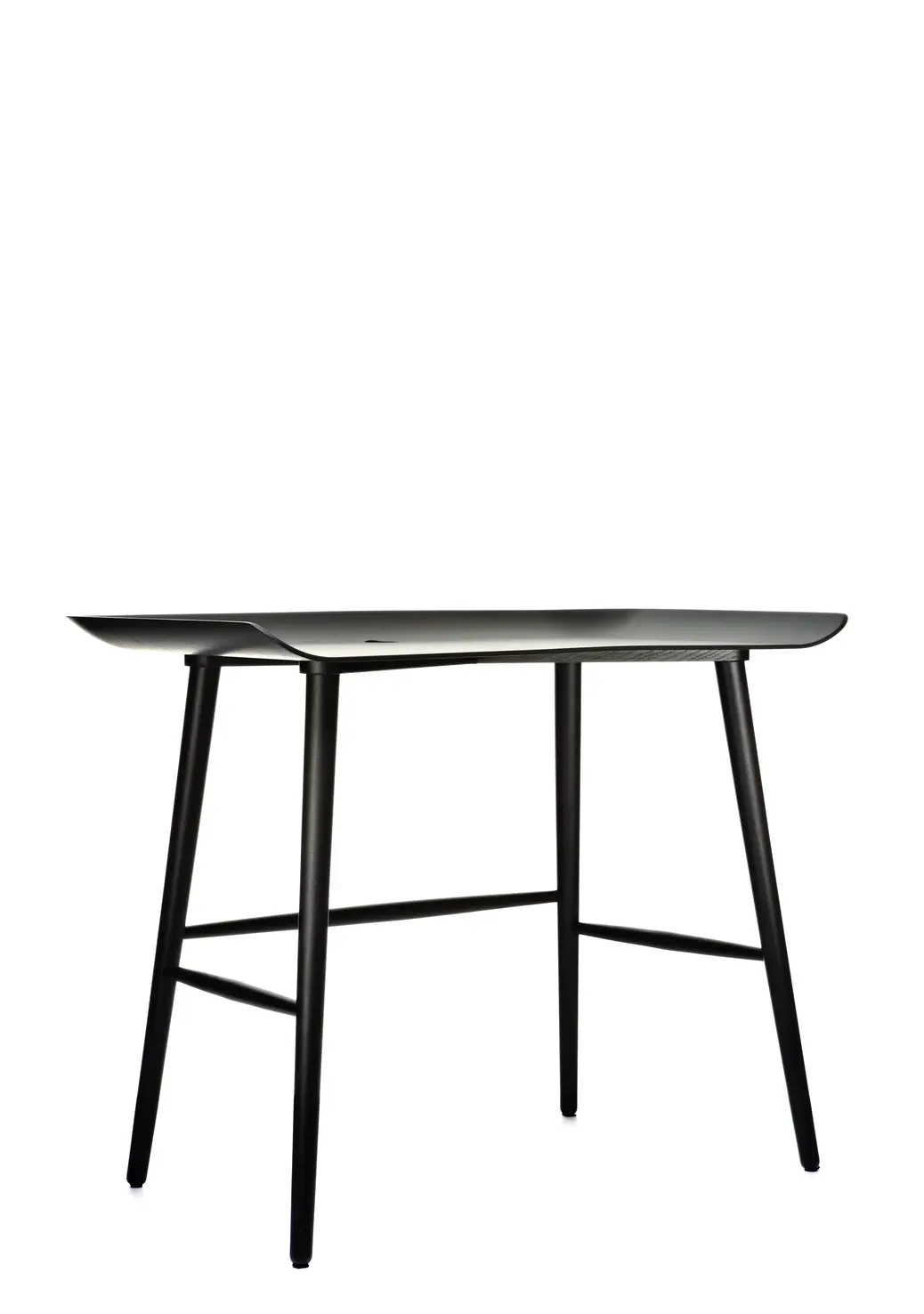 Woood Desk front left view