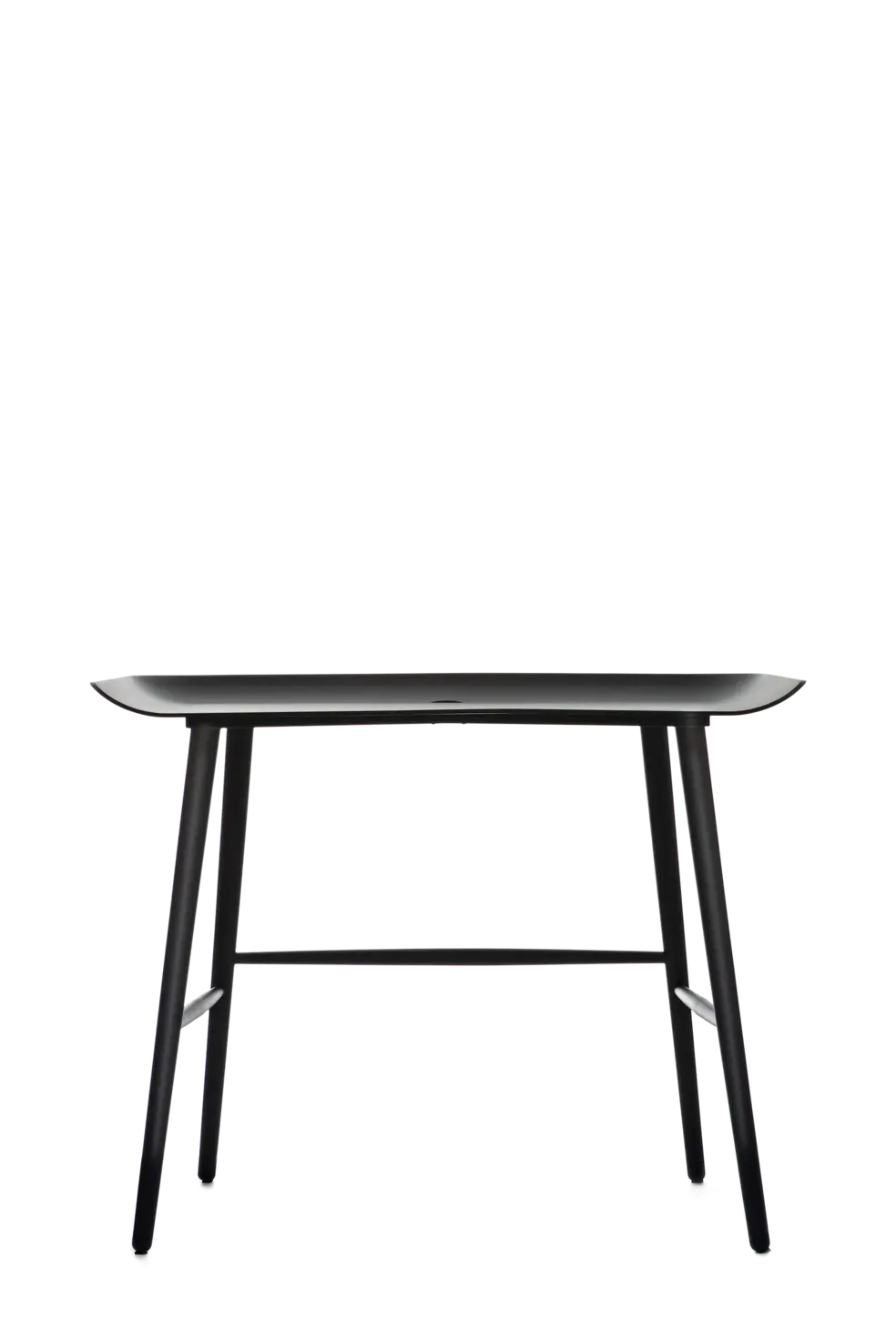 Woood desk front view