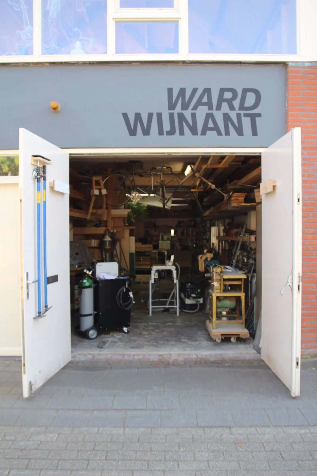 Studio of designer Ward Wijnant