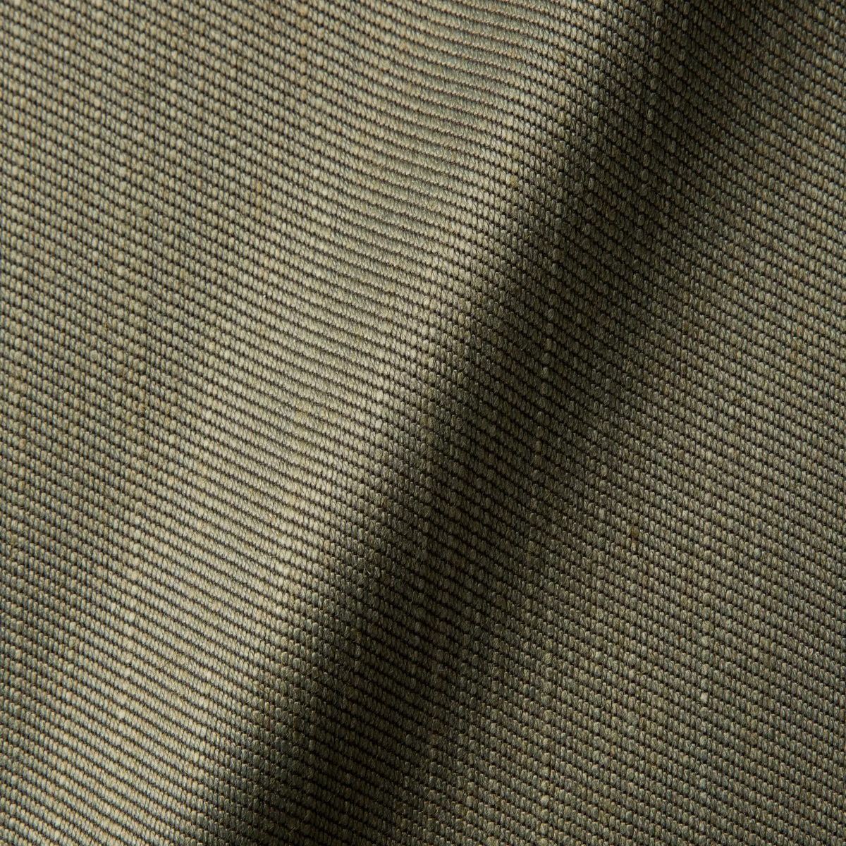 Fabric sample Oray Ronan dark gull green