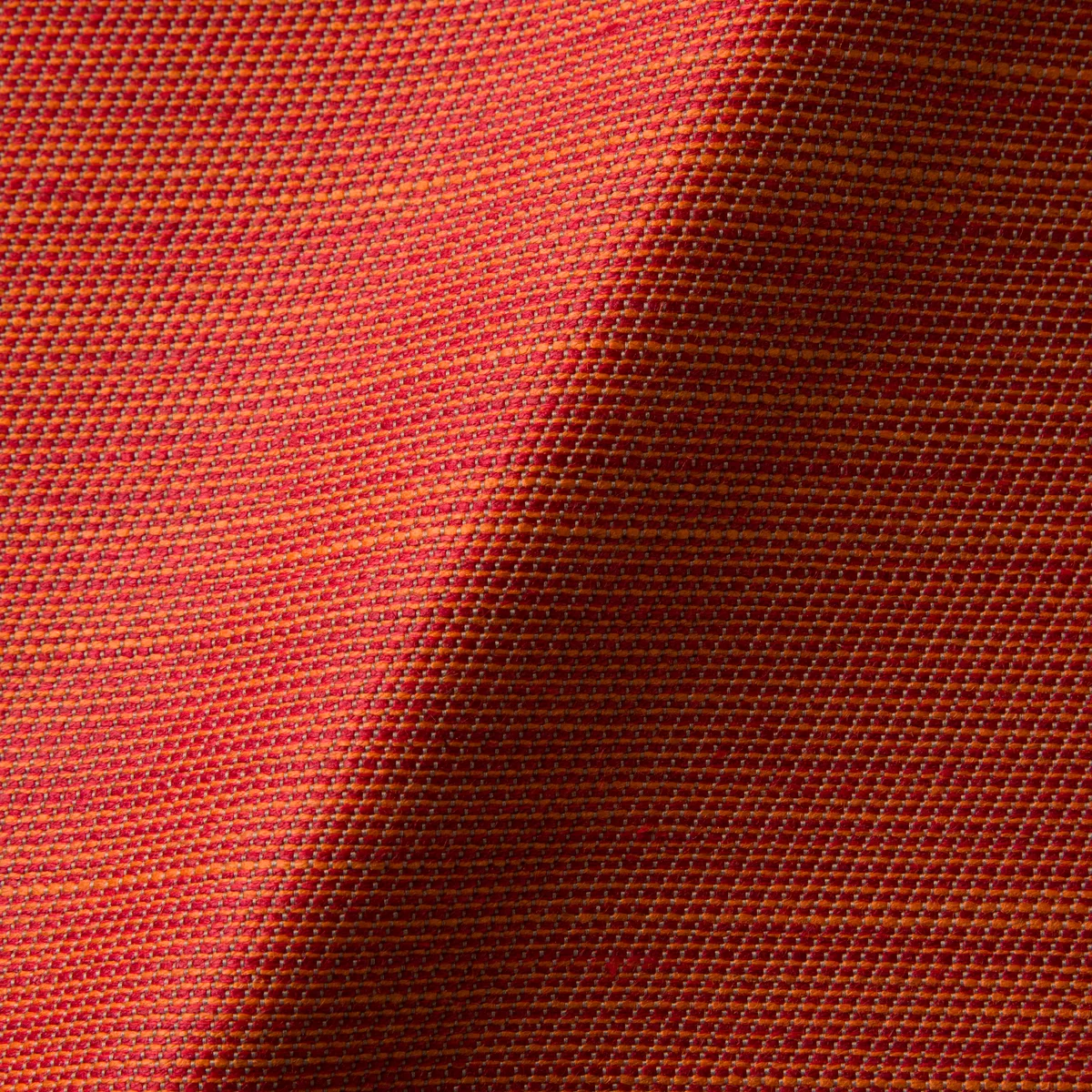 Fabric sample Oray Ray flamboyant red